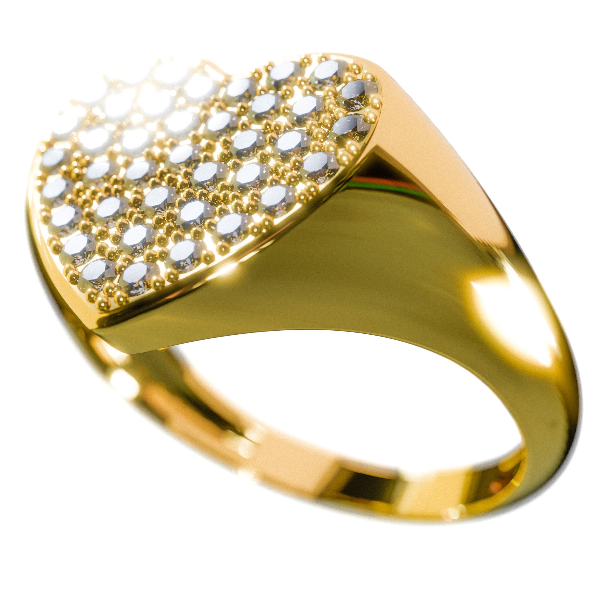 Anillo de Corazón con circonias