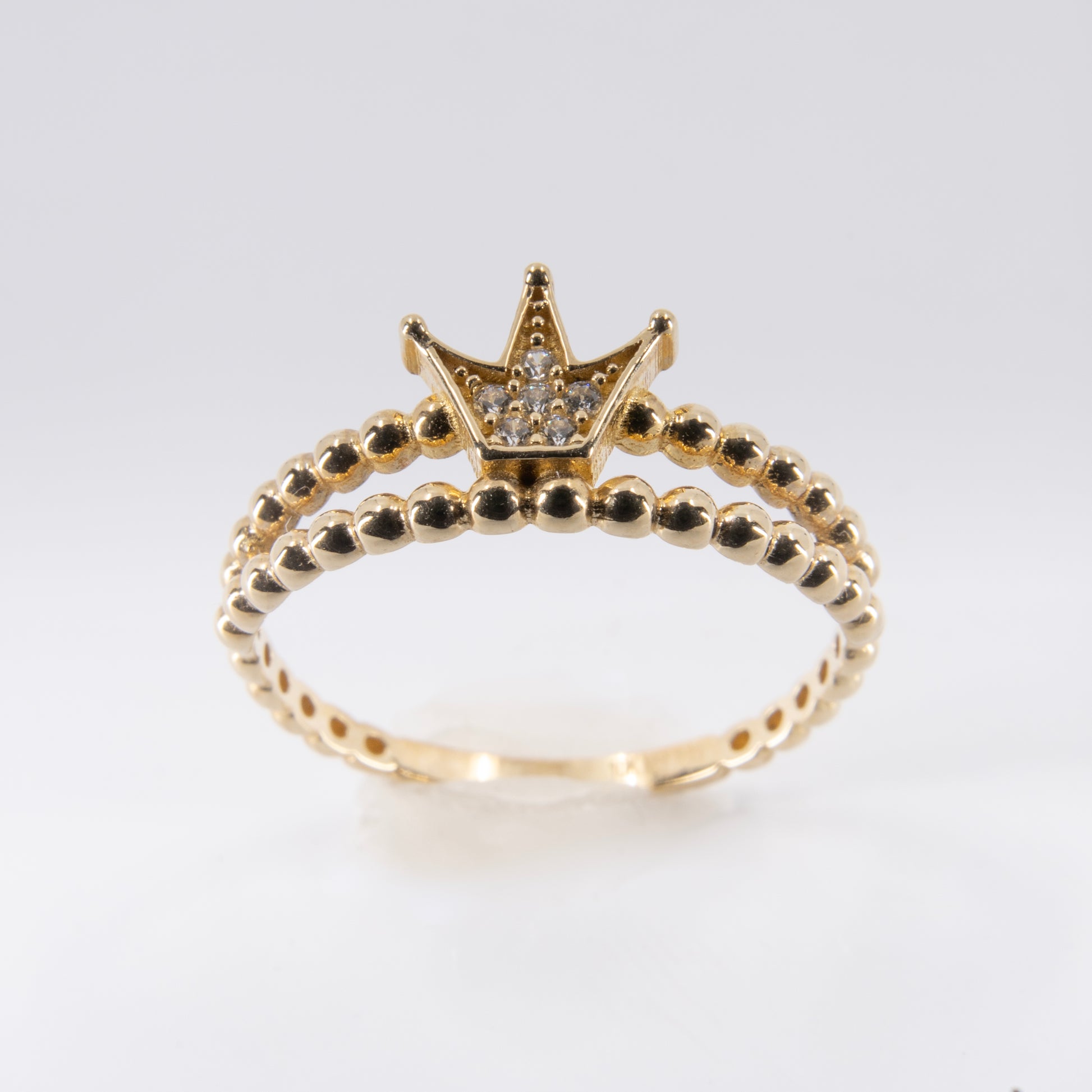 Anillo de Corona Oro 10k