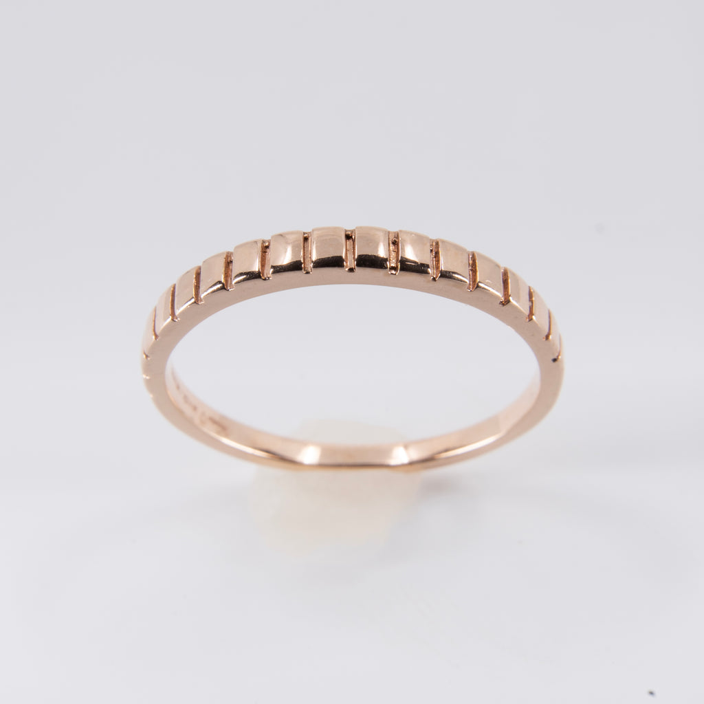 Anillo Oro Rosa 10k