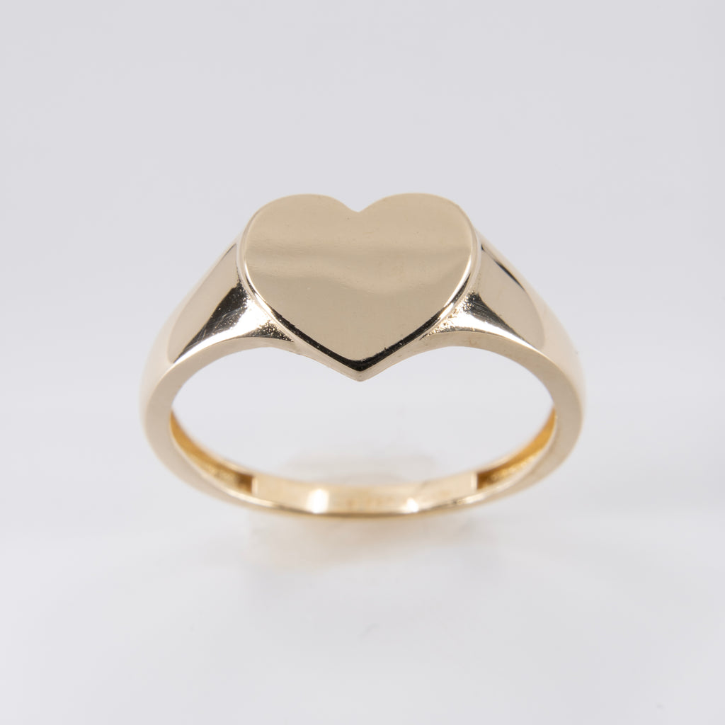 Anillo de Corazón Oro 14 kilates