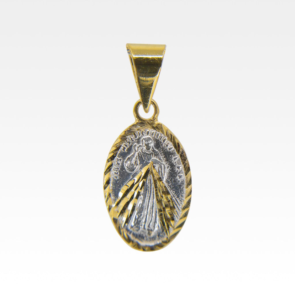 Medalla del Sagrado Corazón de Jesús / Virgen de Guadalupe - Plata - Vanessa Joyas