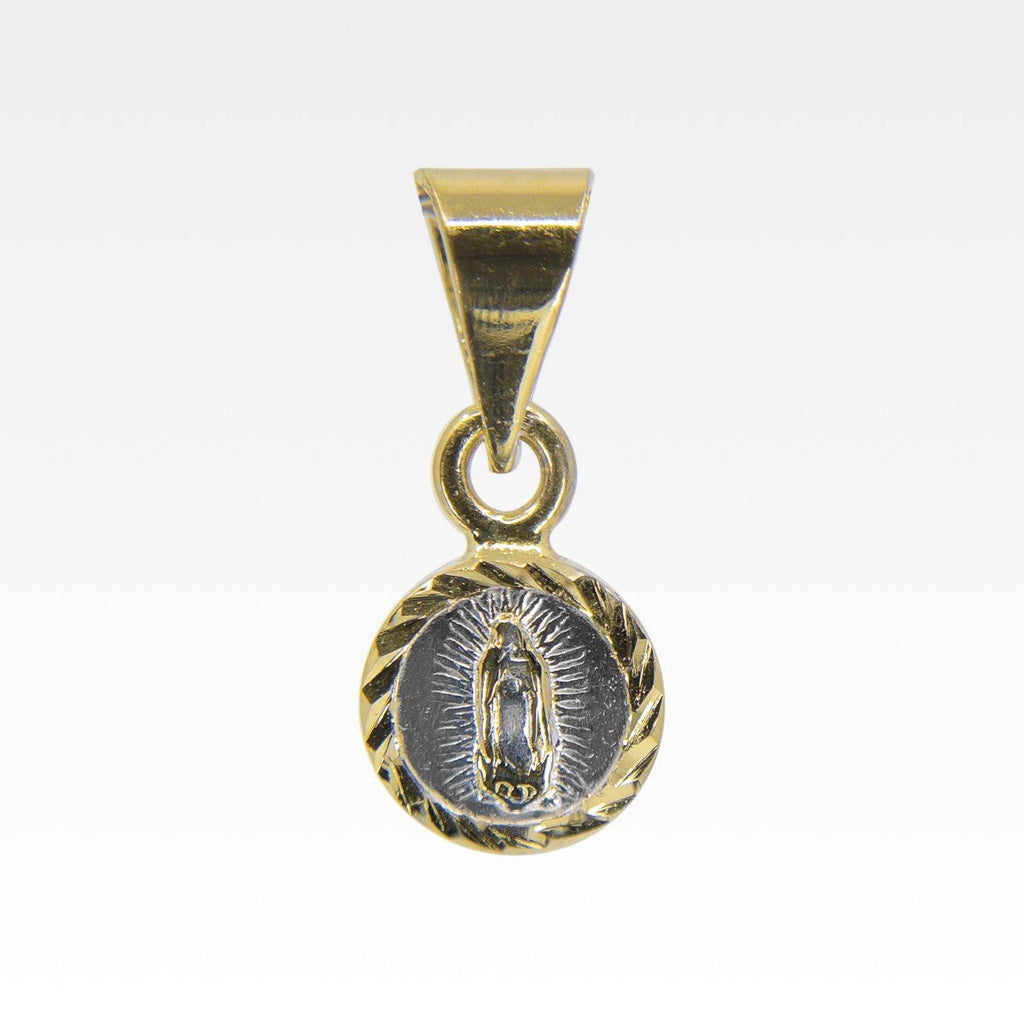 Medalla de la Virgen de Guadalupe - Plata Bañada en Oro - Vanessa Joyas