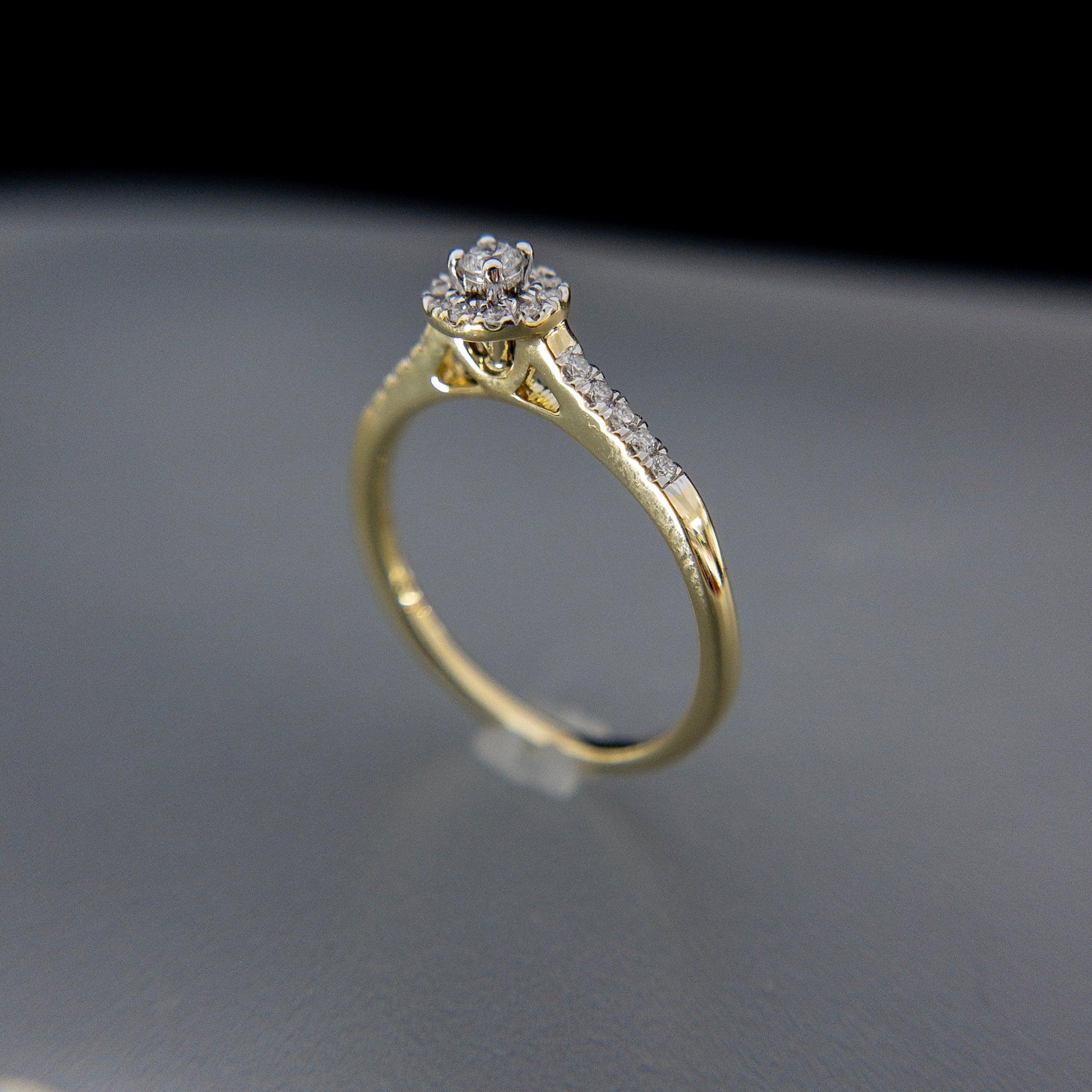 Anillo de Compromiso 17 puntos de Diamante - Vanessa Joyas