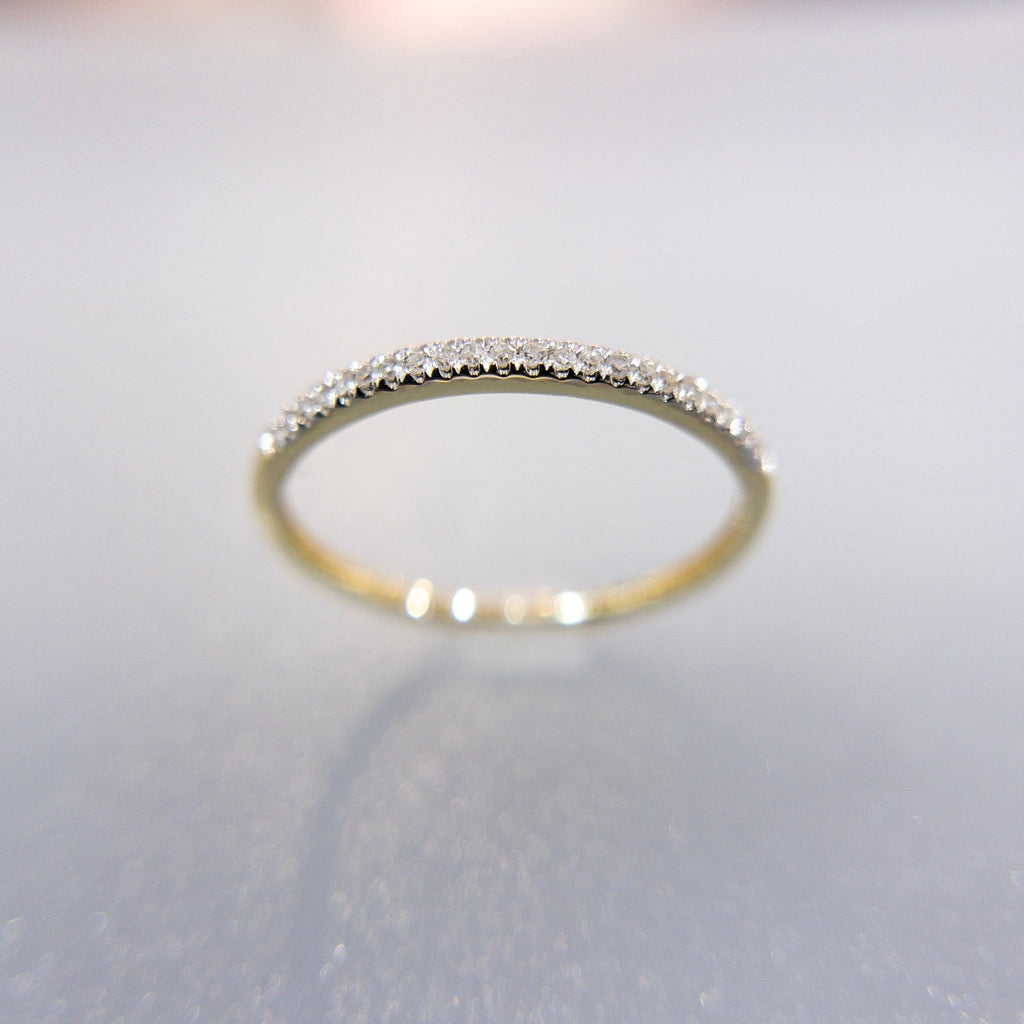 Churumbela Oro 14k con Diamantes 0.08ctw - Vanessa Joyas
