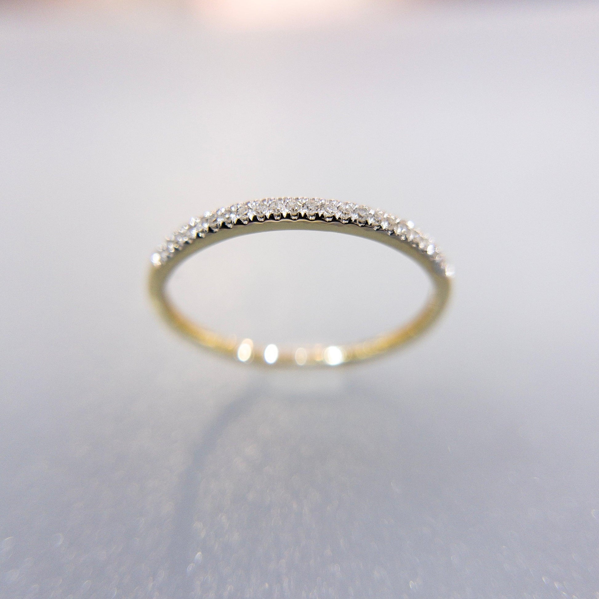 Churumbela Oro 14k con Diamantes 0.08ctw - Vanessa Joyas