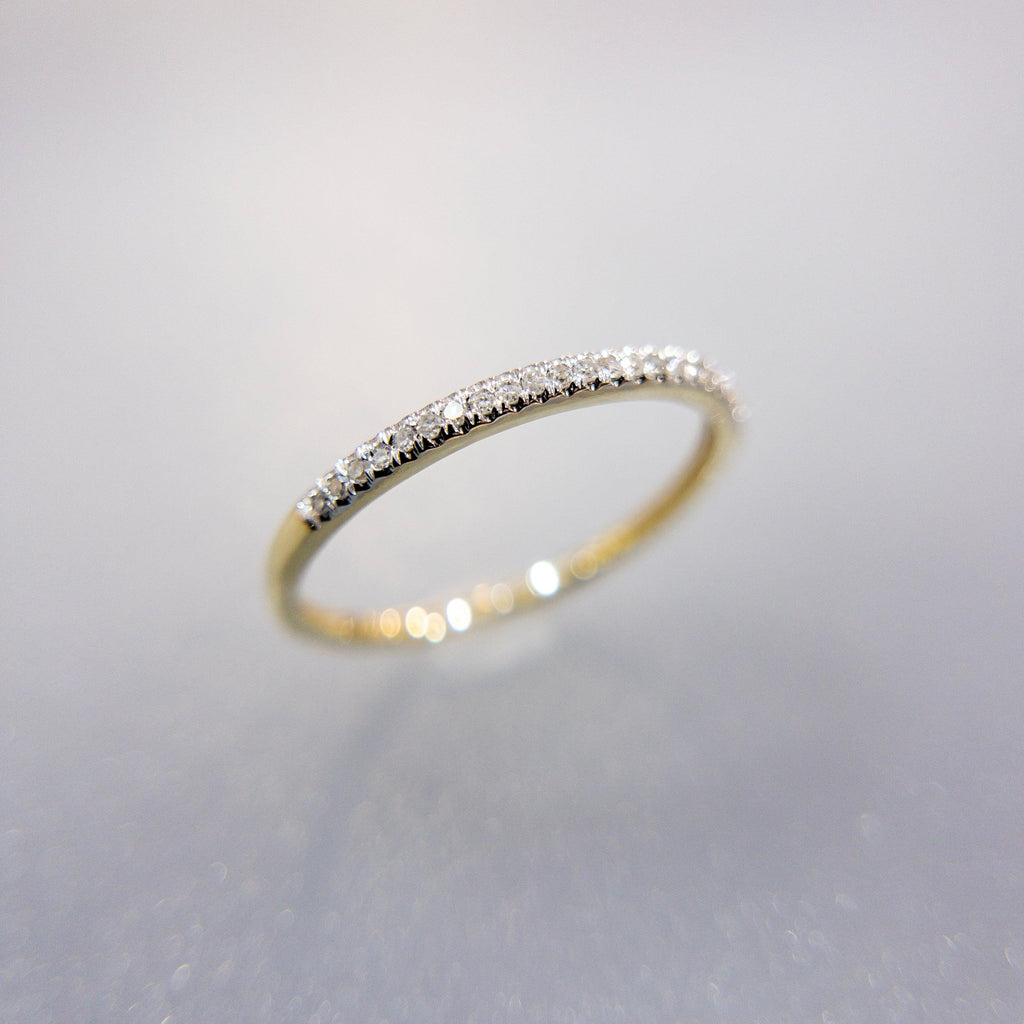 Churumbela Oro 14k con Diamantes 0.08ctw - Vanessa Joyas