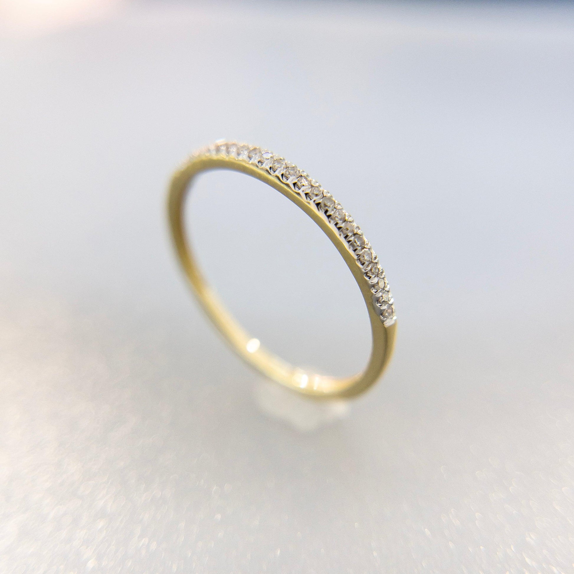 Churumbela Oro 14k con Diamantes 0.08ctw - Vanessa Joyas