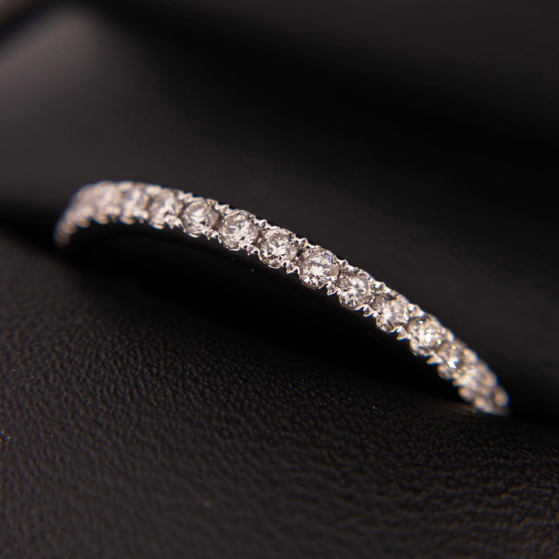 Churumbela con Diamantes 0.33ctw Oro Blanco - Vanessa Joyas