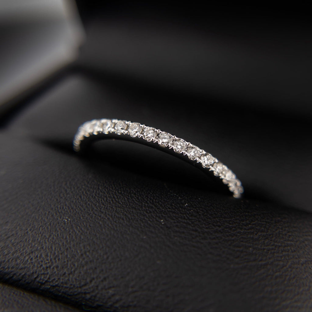 Churumbela con Diamantes 0.33ctw Oro Blanco - Vanessa Joyas