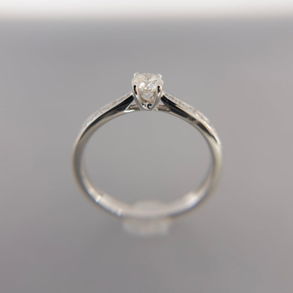 Anillo de Compromiso con Diamantes 40 puntos - Vanessa Joyas