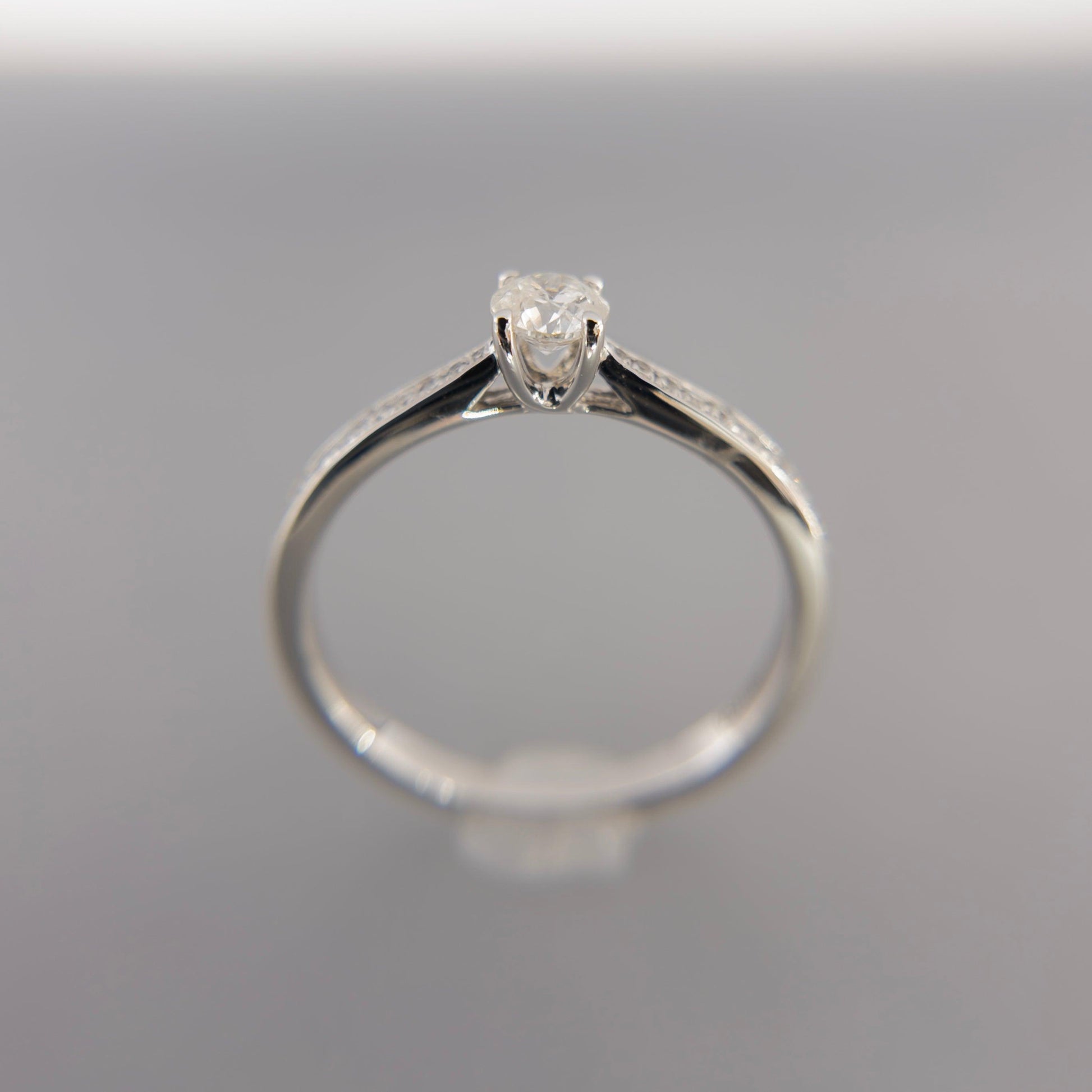 Anillo de Compromiso con Diamantes 40 puntos - Vanessa Joyas
