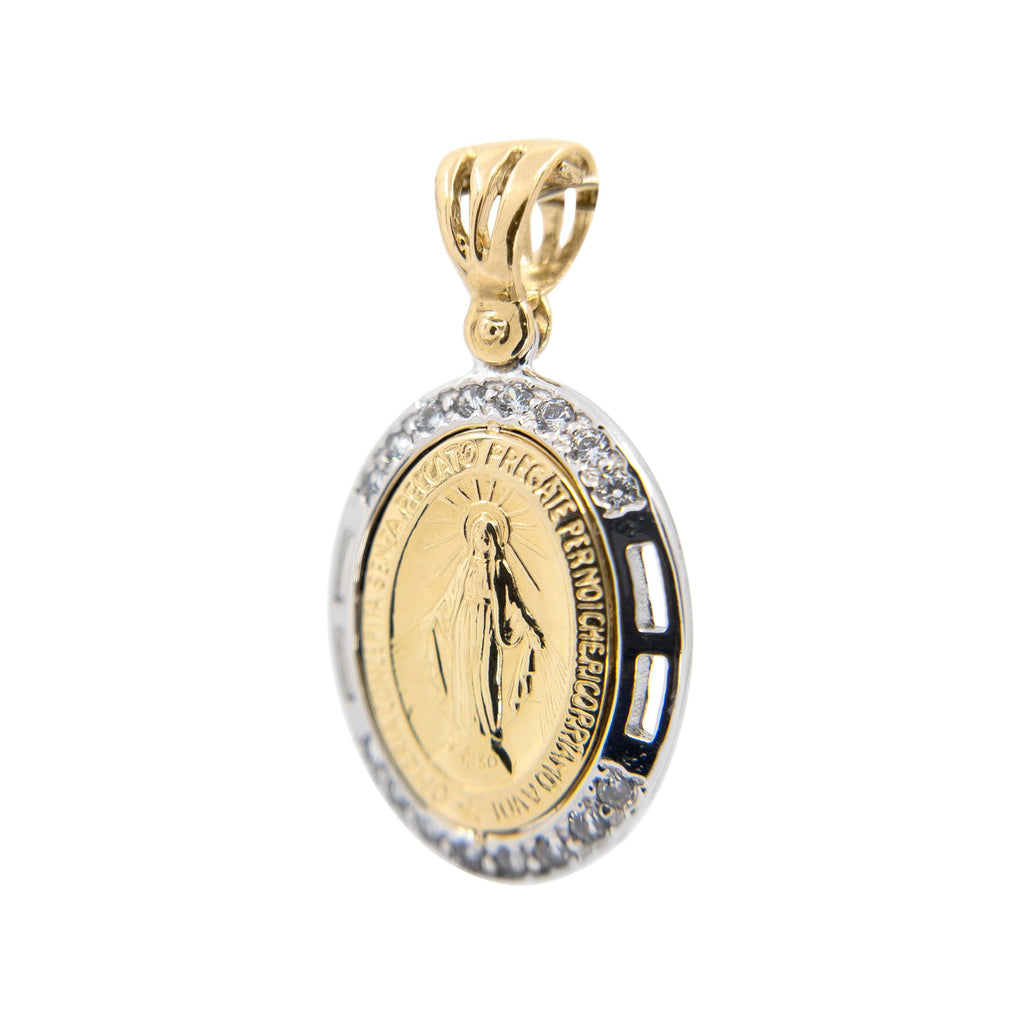 Medalla Milagrosa Oro Italiano 14K - Vanessa Joyas