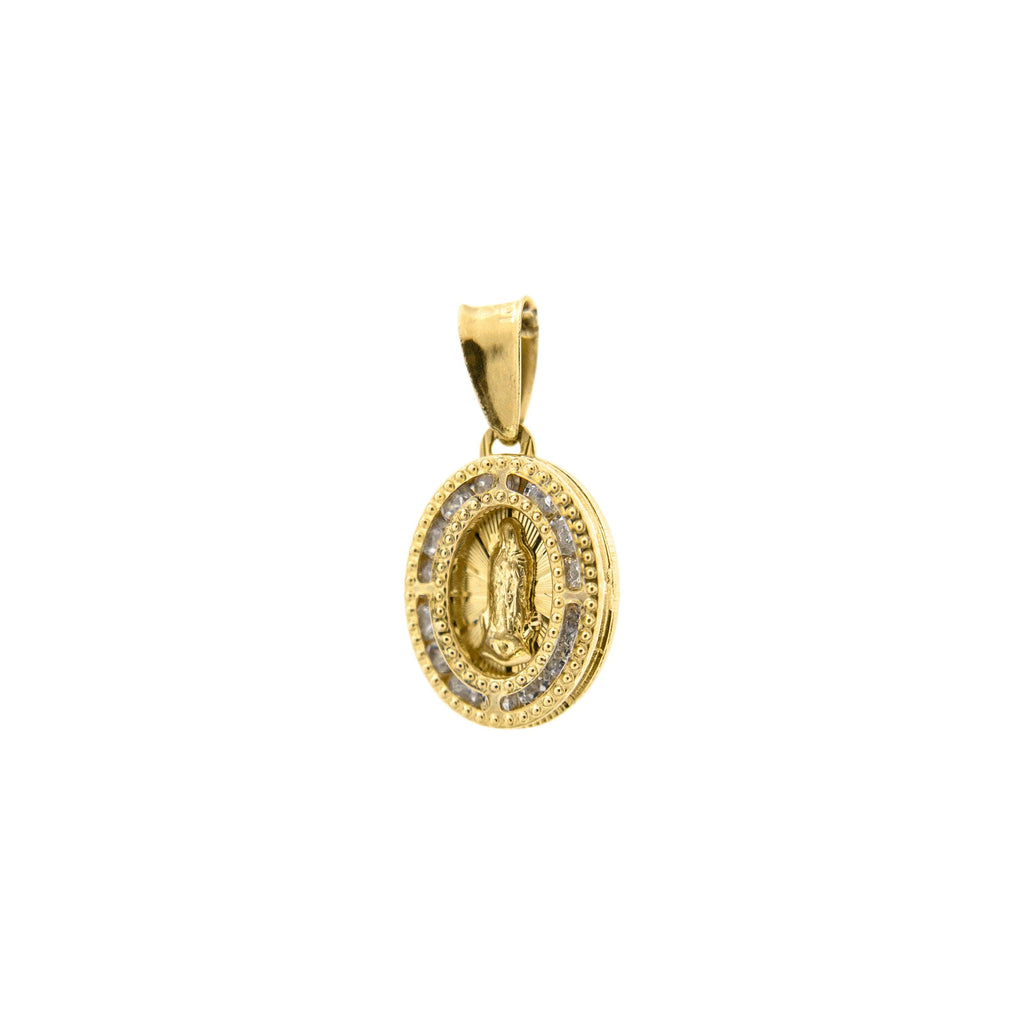 Medalla Virgen de Guadalupe y Espíritu Santo Oro 10k - Vanessa Joyas