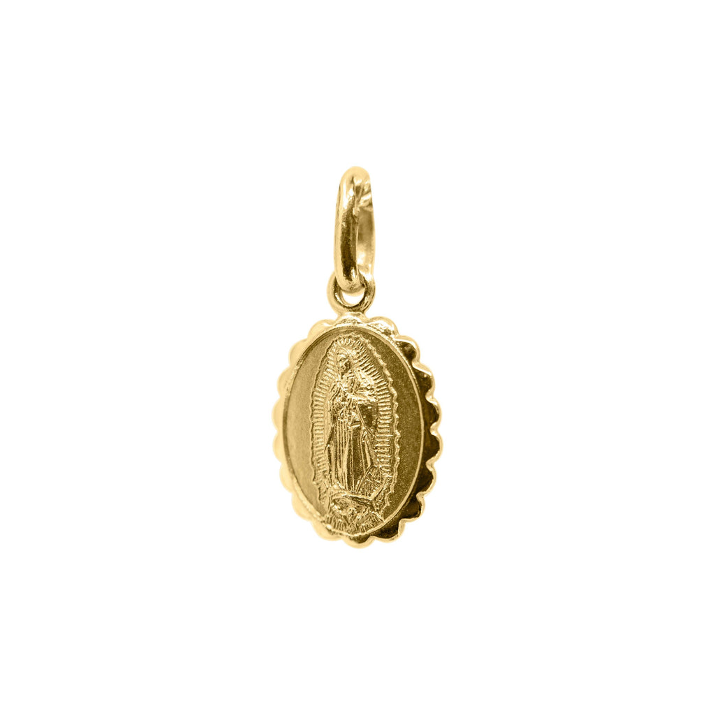 Medalla de la Virgen de Guadalupe Oro Español 14k - Vanessa Joyas