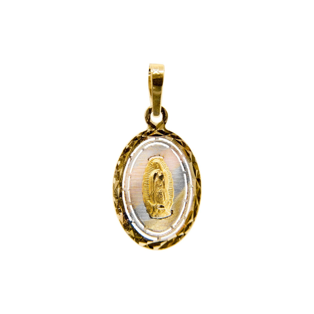 Medalla de la Virgen de Guadalupe Oro 10k Florentino - Vanessa Joyas