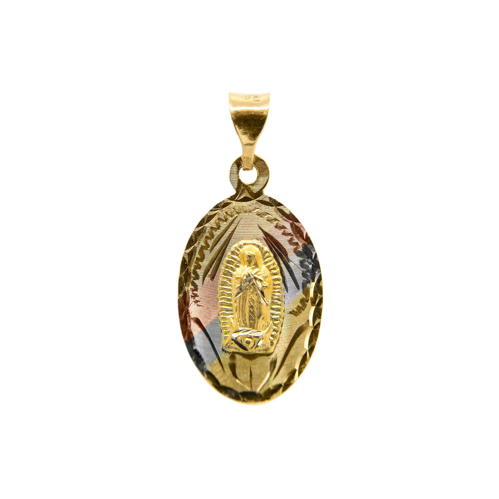 Medalla de la Virgen de Guadalupe en Oro de 10 Kilates - Vanessa Joyas