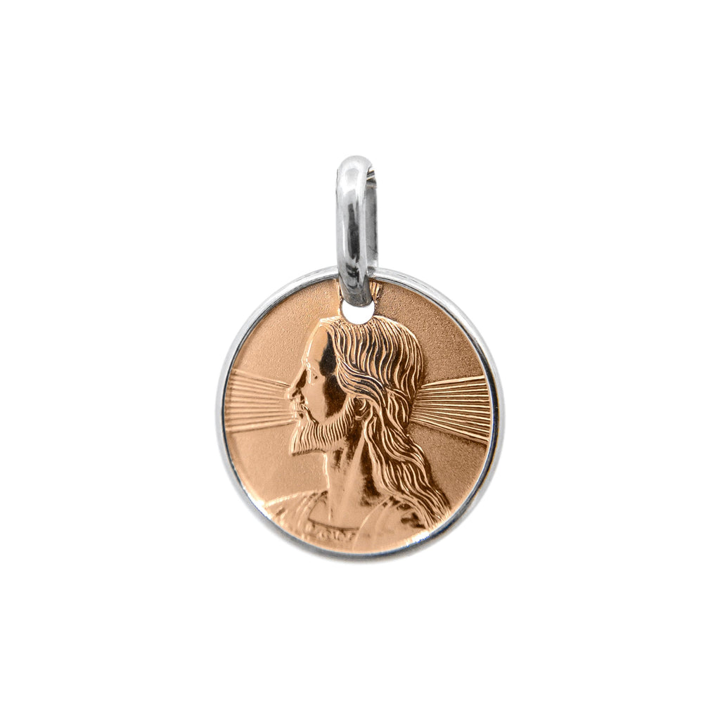 Medalla del Divino Rostro Oro Italiano 14k - Vanessa Joyas