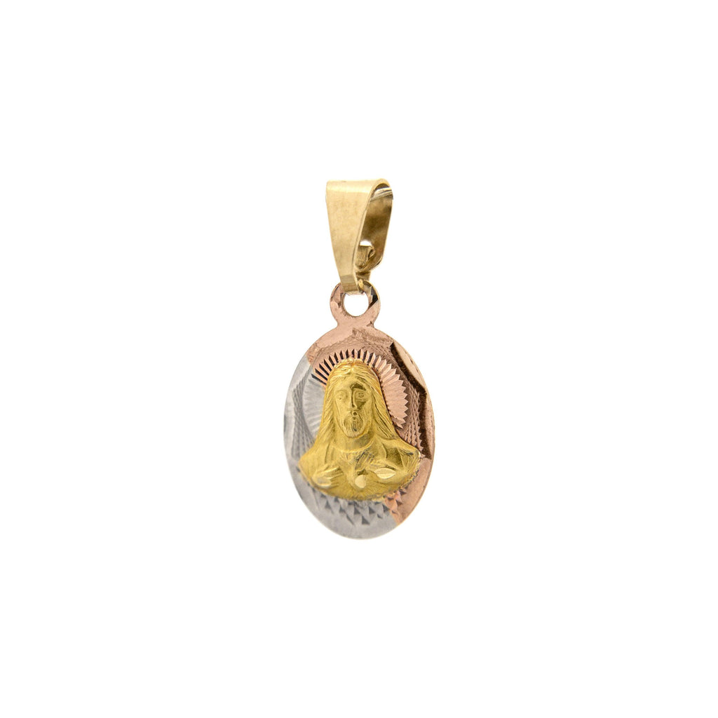 Medalla del Sagrado Corazón de Jesús en Oro 10k - Vanessa Joyas