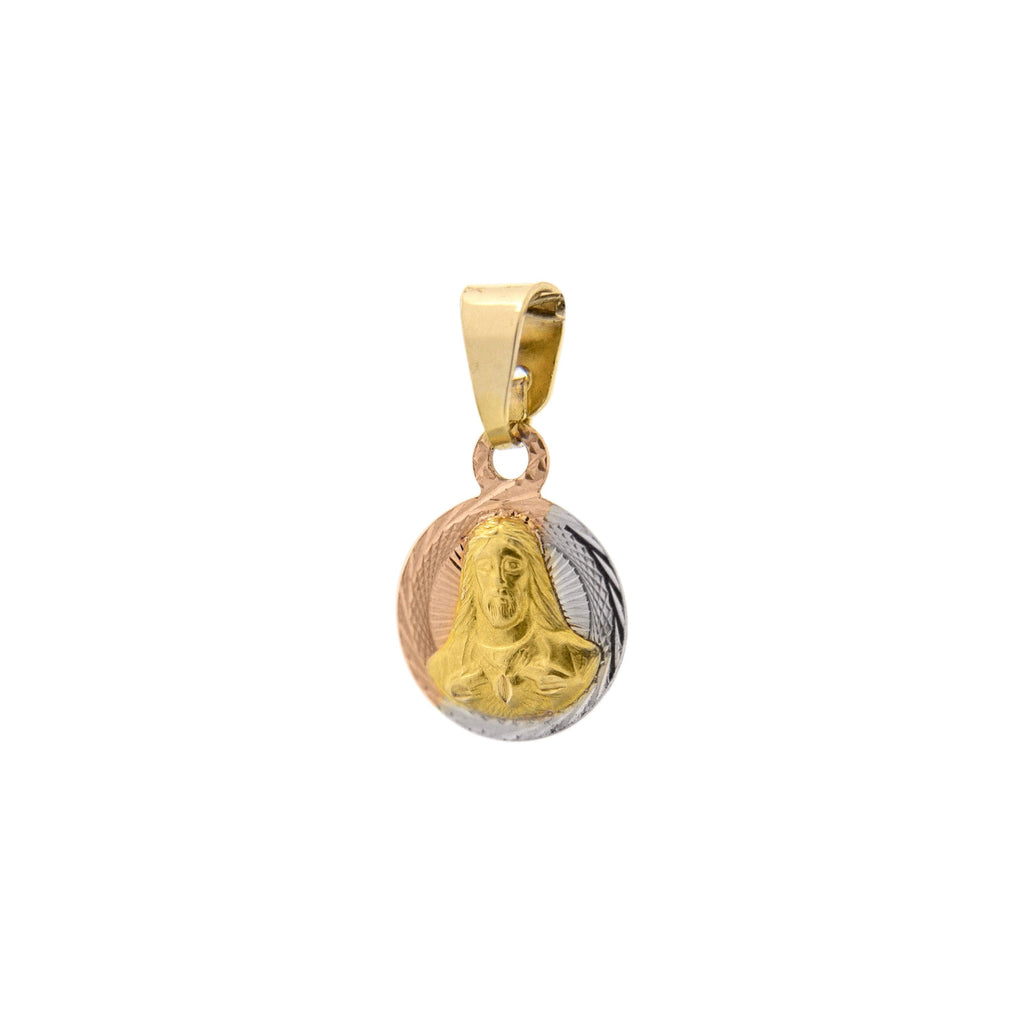 Medalla Sagrado Corazón de Jesus Oro 10k Florentino - Vanessa Joyas