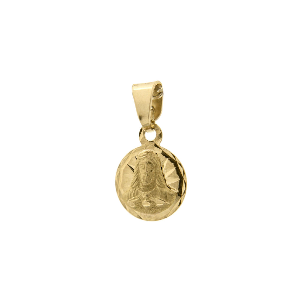Medalla del Sagrado Corazón de Jesús Oro 10k - Vanessa Joyas